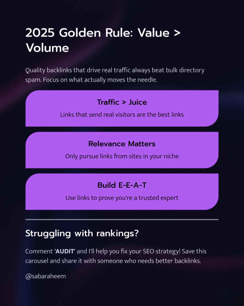 7 2025 Golden Rule Value greater Volume