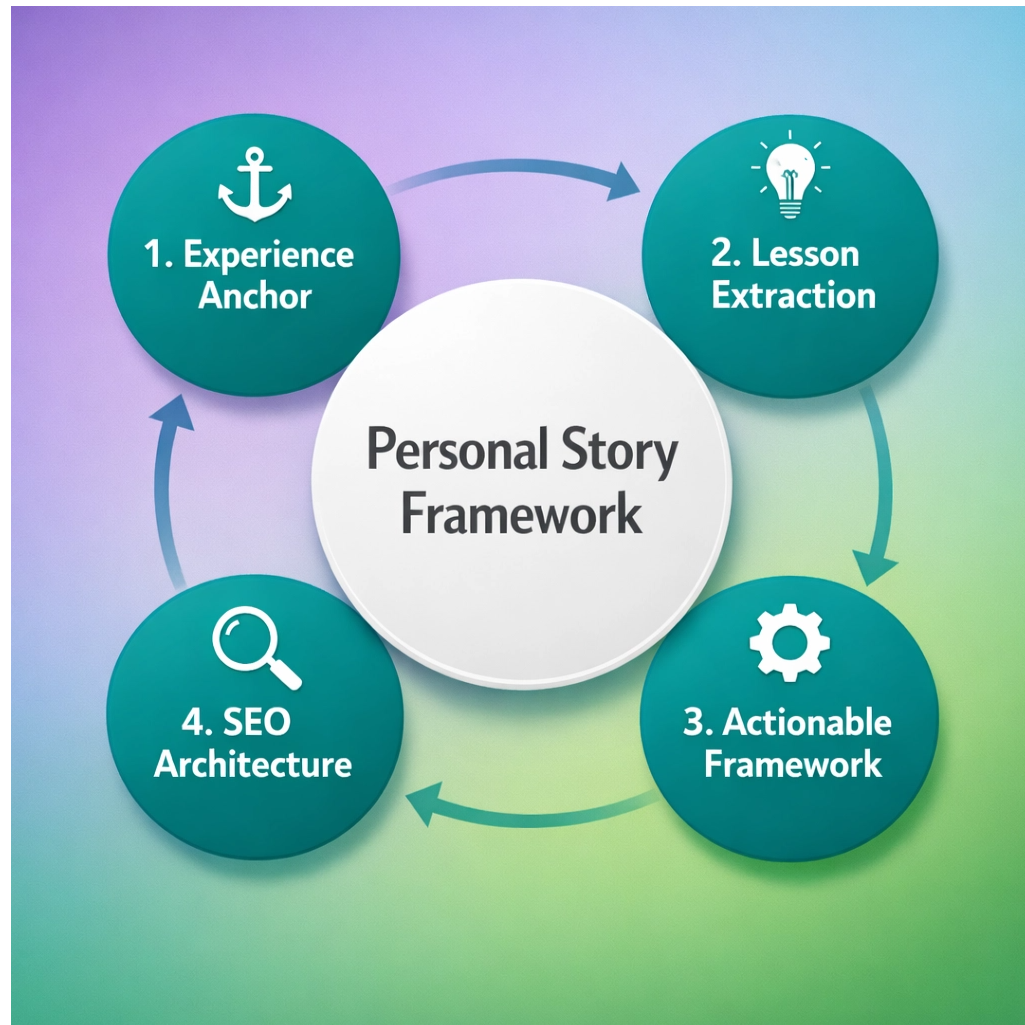 infographic personal story framework