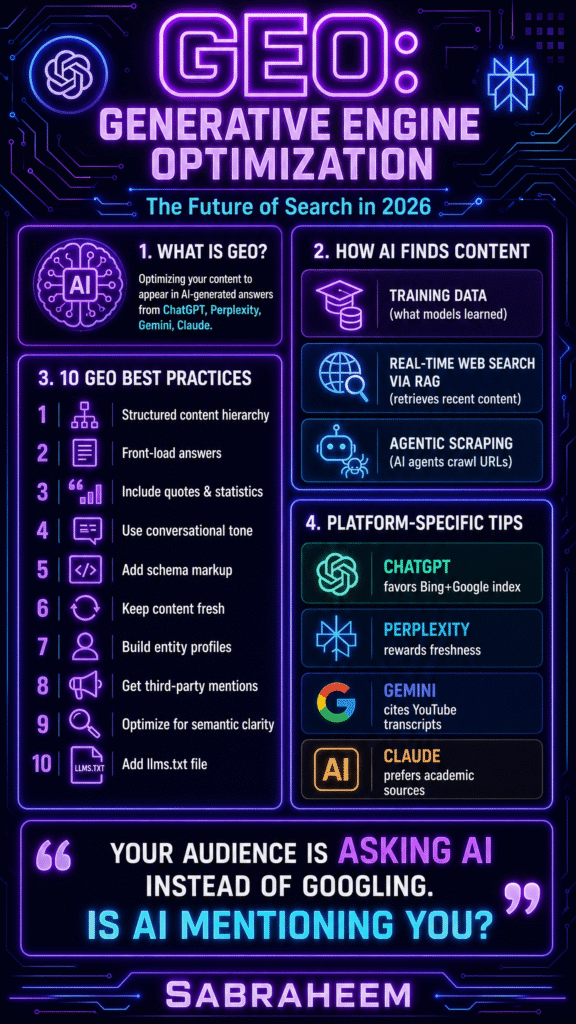 45% of users now rely on AI search. Don't get left behind — learn LLM SEO and GEO strategies to dominate AI-generated results in 2026.