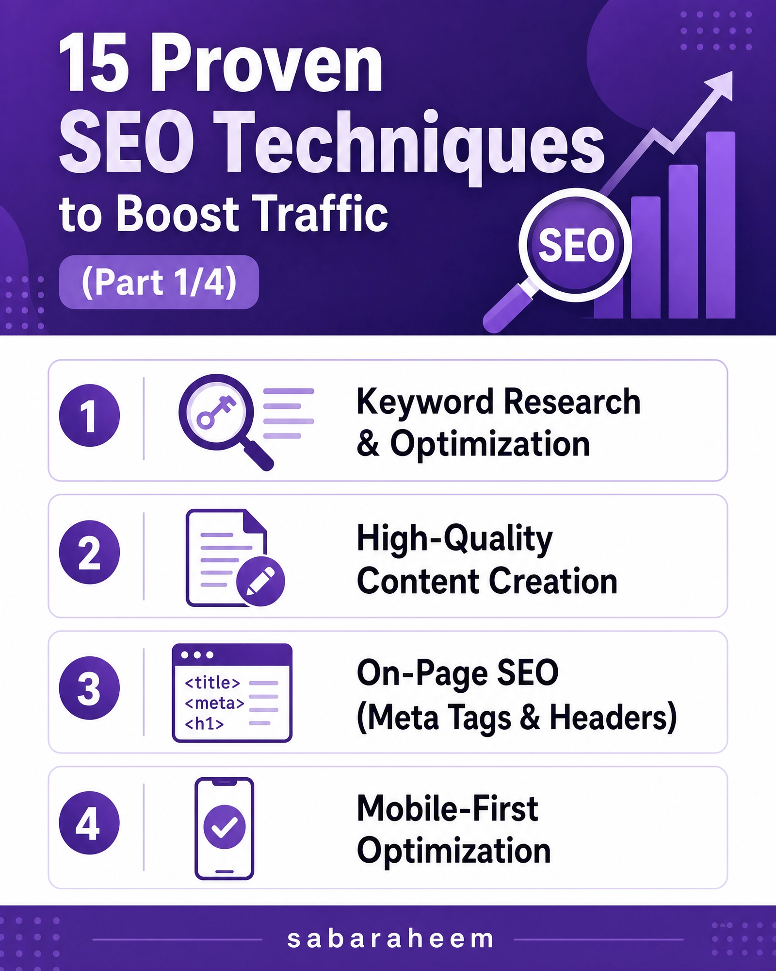 15 Proven SEO Techniques in Digital Marketing to Boost Your Website Traffic