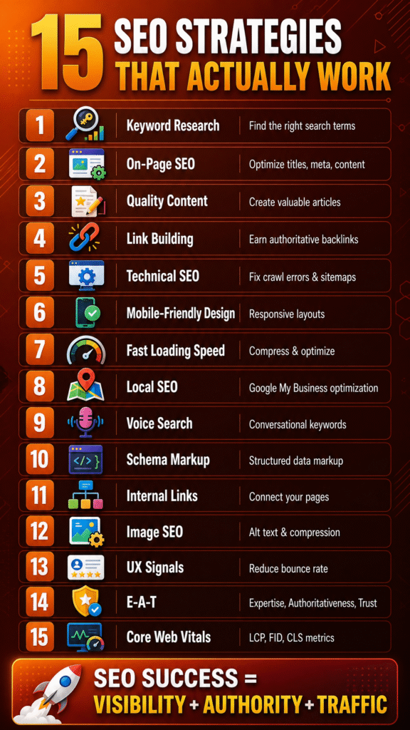 15 seo techniques